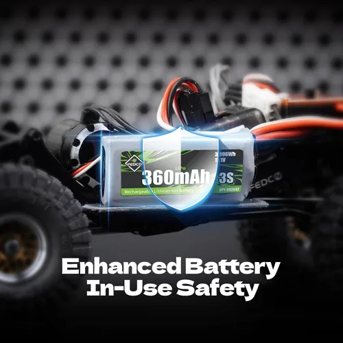 Vista 6 de baterías recargables del polímero de litio de la batería 600mAh 3S