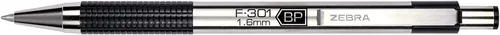 Vista 3 de Zebra 892149 Zebra Pen F-301 Bolígrafo retráctil de acero inoxidable