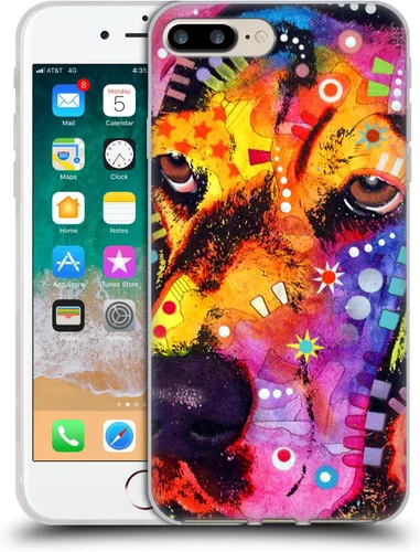 Vista 309 de Oficial Dean Russo perros 3 suave funda de Gel para Apple Iphone 7 Plus/8 Plus, Amy