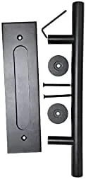 Vista 6 de Prima - Tirador decorativo para puerta corrediza y mango empotrado, redondo