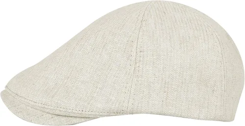 Vista 3 de WITHMOONS Gorra plana ajustable SL31272 con diseño de rayas diagonales