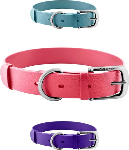 Vista 14 de Tuff Pupper Collar para Perro Clásico Resistente 10 Veces Más Fuerte que el Cuero Collar para Perro 100% Impermeable y Libre de Olores