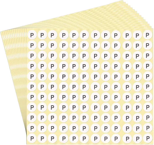 Vista 13 de dealzEpic - Etiquetas adhesivas de papel en blanco writable - 13x38mm