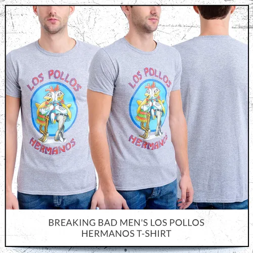 Vista 4 de Breaking Bad playera de hombre con inscripción Los Pollos Hermanos