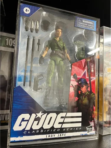 Vista 3 de EVORETRO Estuche Protector de Exhibición para Figuras de Acción Compatible con Figuras de Acción de la Serie Clasificada GI Joe de 6 Pulgadas