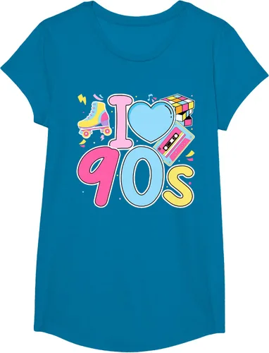Vista 52 de I Love 90's Retro Style Nostalgia Vibe Funny 1990's Party T-Shirt Negro