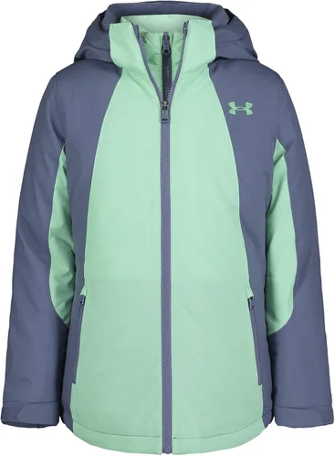 Vista 2 de Under Armour Girls Westward 3-in-1 Jacket Removable Hood Liner Windproof Water Repellant