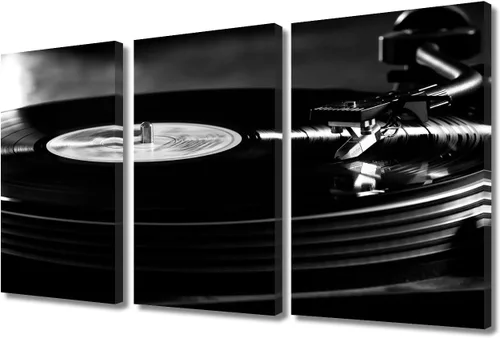 Vista 43 de Lienzo decorativo para pared, diseño de DJ Music Mixes the Track HD impreso en pinturas, 2 piezas, imágenes abstractas para sala de estar, obra