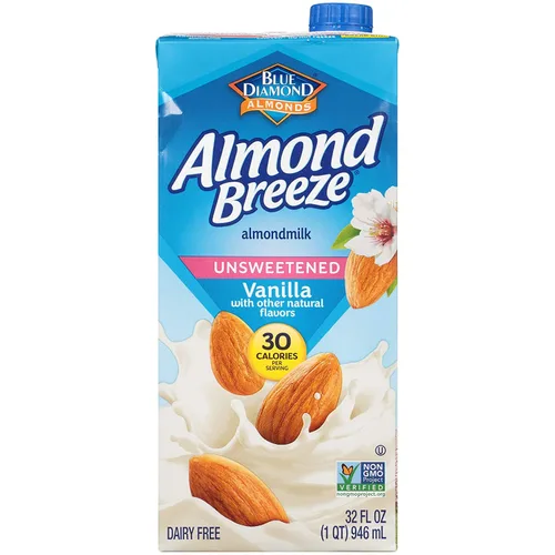 Vista 6 de Almond Breeze Leche de almendras sin lácteos, vainilla sin azúcar, 32 onzas (paquete de 6)
