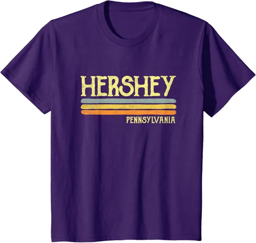 Vista 26 de Camiseta vintage de regalo de recuerdo de Hershey Pennsylvania PA, Negro, S