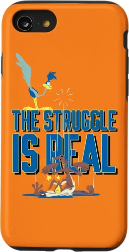 Vista 18 de iPhone 16 Looney Tunes Roadrunner the Struggle Is Real Case
