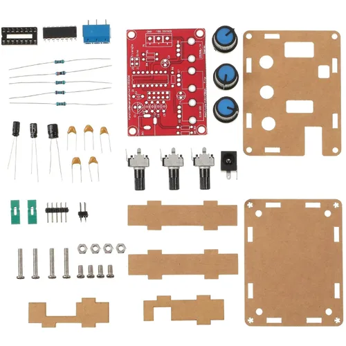 Vista 5 de Kit generador de señal, XR2206, generador de señal de función precisa, módulo de frecuencia, kit de bricolaje, triángulo sinusoidal, salida