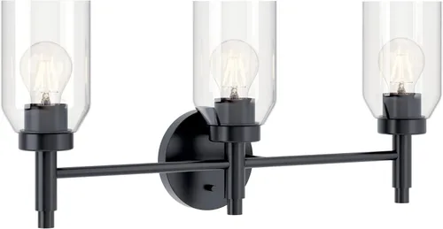 Vista 6 de Kichler Madden - Lámpara de pared para baño, 1 luz, bronce champán