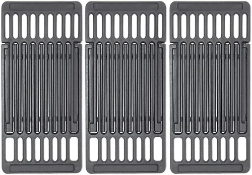 Vista 7 de PCBZ0A (paquete de 3) Rejilla ajustable de 6 1/4 pulgadas de ancho para parrillas de barbacoa, parrillas eléctricas de gas, rejillas de parrilla