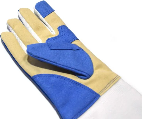 Vista 4 de LEONARK Guantes de esgrima para espada y sable de aluminio, guantes para práctica de cercas y combates - Equipo profesional de esgrima para esgrima