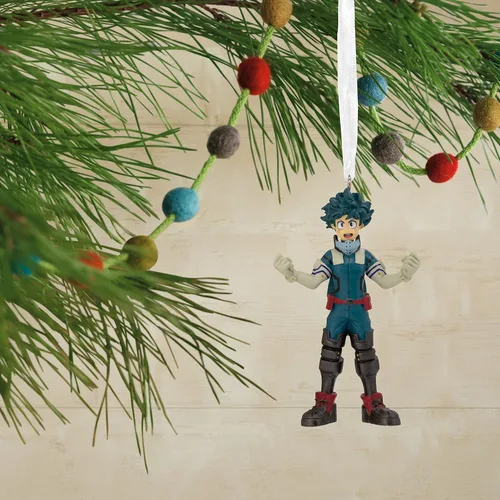 Vista 5 de Hallmark My Hero Academia Izuku Midoriya - Adorno navideño