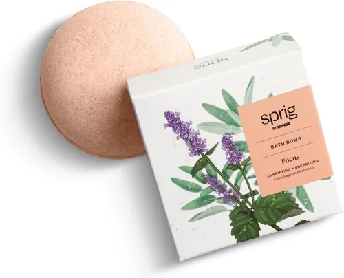 Vista 7 de Sprig by Kohler Bomba de baño de eucalipto + menta, botánicos naturales e ingredientes de primera calidad para el cuidado de la piel