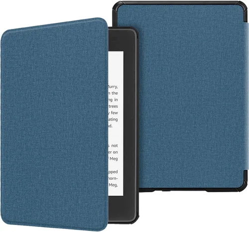 Vista 17 de Fintie - Funda delgada para Kindle Paperwhite (décima generación del 2018), piel sintética ligera prémium con función automática de apagar