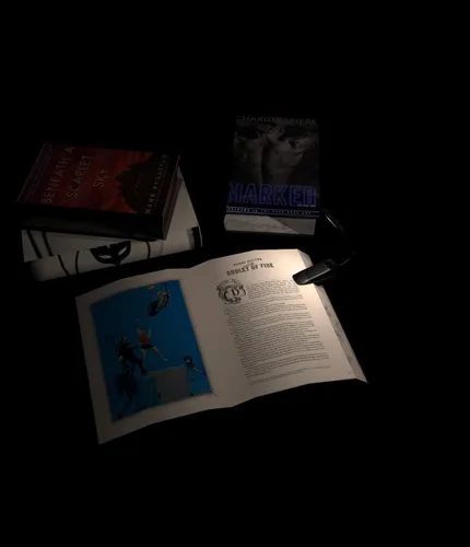 Vista 3 de ZYK Luz de libro, 12 LED USB recargable luz de lectura con 3 niveles de brillo para protección ocular lámpara de lectura nocturna