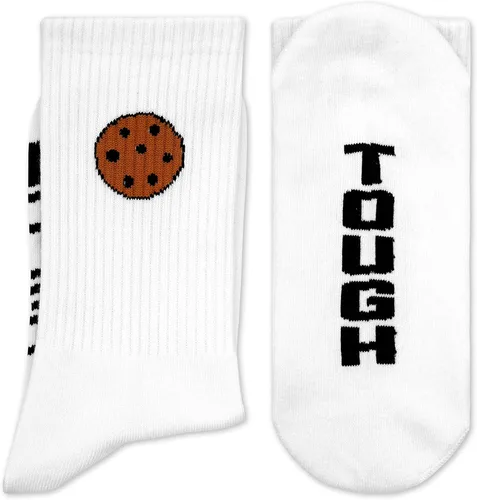 Vista 2 de Calcetines de galletas, calcetines inspiradores, uso diario de quimioterapia, regalo de quimioterapia, calcetines novedosos, calcetines divertidos