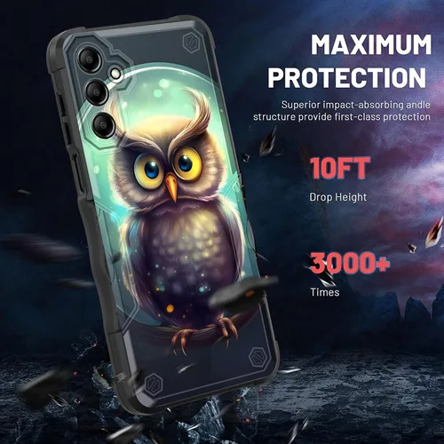 Vista 584 de Funda para Galaxy A14 5G, [Doble Capa][Protección contra Caídas de Grado Militar de 10 Pies] [Antideslizante] Funda Resistente a Prueba de Golpes