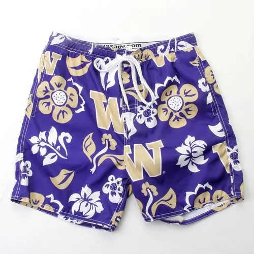 Vista 15 de Wes and Willy NCAA Traje de baño floral para hombre
