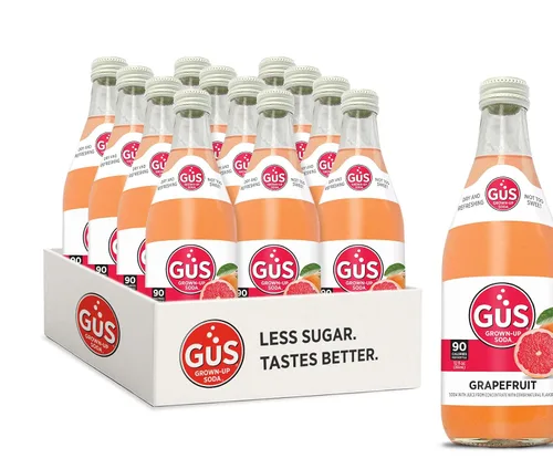 Vista 8 de GuS Soda - Naranja Valencia seca - 12 oz (24 botellas de vidrio)