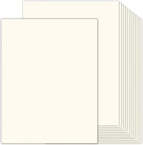 Vista 8 de Papel de construcción de Halloween pesado negro de 110 libras, 100 hojas de papel de cartulina negra gruesa para invitaciones, menús, álbumes