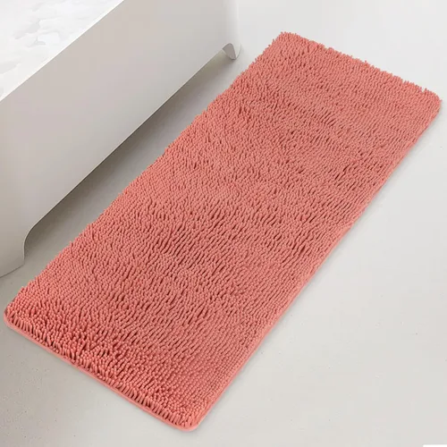 Vista 22 de Yeaban Alfombras pequeñas de baño de felpilla de 12 x 12 pulgadas, absorbentes y lavables, antideslizantes, de felpa y suaves para baño, ducha