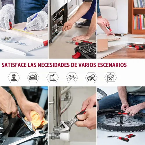Vista 6 de Eastvolt - Juego de herramientas para el hogar de 218 piezas, juego de herramientas de reparación para automóviles, kits de herramientas