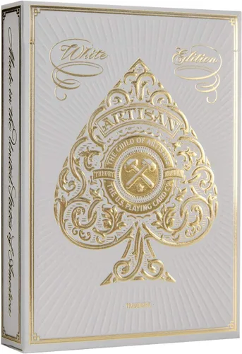 Vista 7 de theory11 Cartas de Juego Artesanal (Blanco)