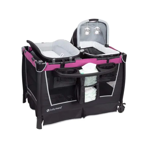 Vista 14 de Baby Trend Simply Smart - Centro de guardería para niños, color rosa
