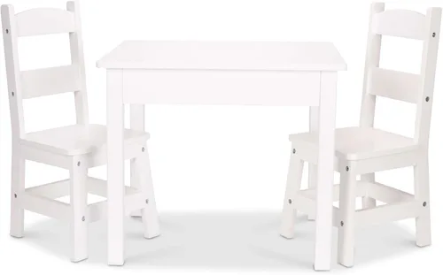 Vista 9 de Mesa y sillas de madera Melissa & Doug, talla única , Natural