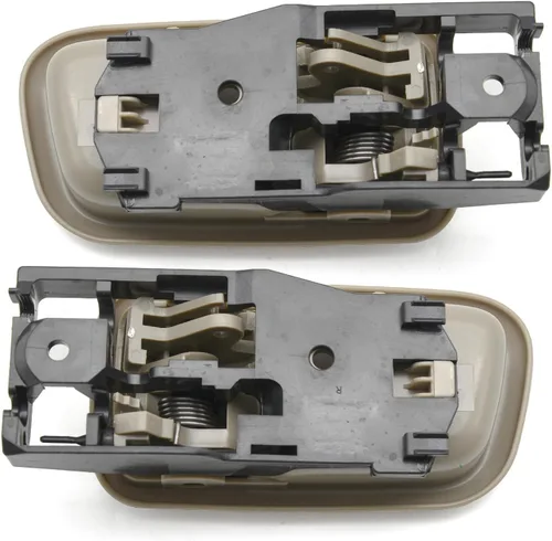 Vista 2 de 2 manijas de puerta interiores con bisel para Toyota Tundra 2000-2006 lado del pasajero delantero 81257, 69206-0C010-E1, 692060C010E1