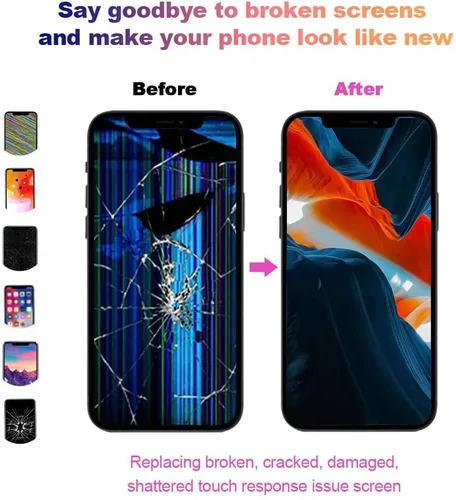 Vista 7 de para iPhone 11 PRO Reemplazo de pantalla OLED de 5.8" (A2160, A2217, A2215), con reparación True Tone, Face ID, Kit de reparación de pantalla 3D