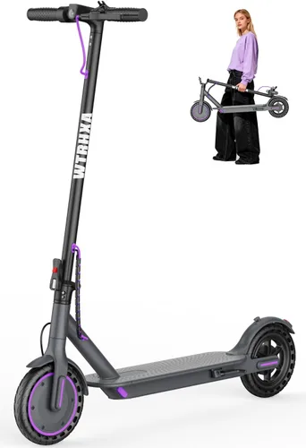 Vista 11 de Scooter eléctrico, scooter plegable E para adultos y adolescentes Gris rojo