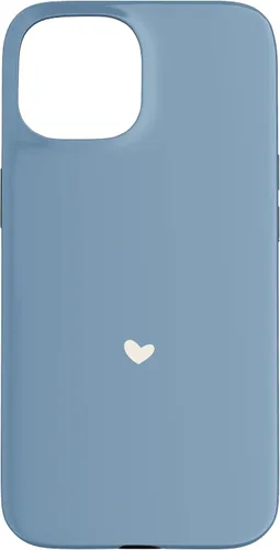 Vista 6 de Misty Blue - Hand Drawn Heart Chic Boho Aesthetic Case for iPhone 16