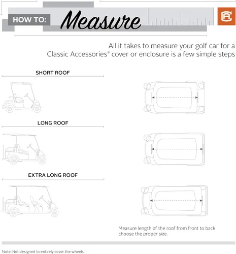 Vista 4 de Classic Accessories Recinto de viaje para carrito de golf Fairway