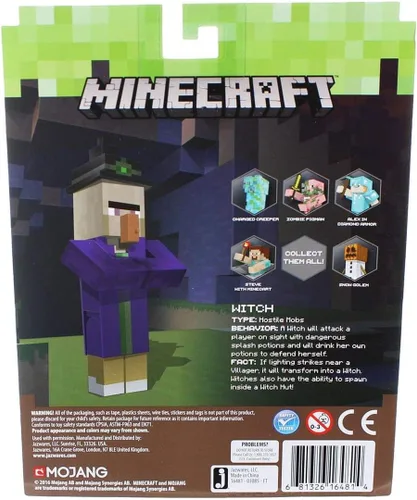 Vista 3 de Minecraft Figura de acción de bruja serie 3