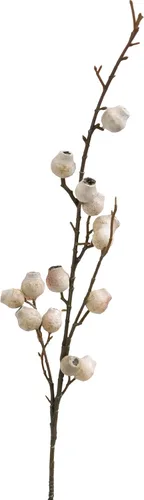 Vista 9 de FiveSeasonStuff Tallo de bayas artificiales de musgo antiguo, 35 pulgadas