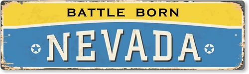 Vista 43 de SmartSign Letrero de Metal Vintage del Estado de Alabama de 4 x 14 pulgadas "Welcome To Heart Of Dixie", Aluminio Antioxidante de 40 mil