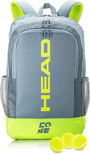 Vista 2 de HEAD Core Tennis Backpack - Holds 2 Racquets with Padded Adjustable Straps Sports Bag