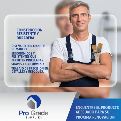 Vista 7 de Pro Grade Brochas de viruta de 1 pulgada, pinceles de pintura desechables, para retoque, paquete de 24