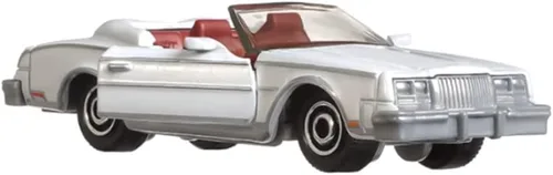 Vista 3 de Matchbox Piezas de mudanza - GTT19 ~ Coche de fundición a presión clásico a escala 1:64 ~ 1983 Buick Riviera ~ Rojo y Blanco
