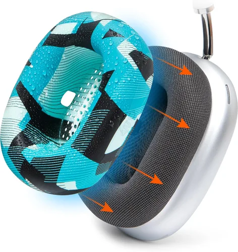 Vista 15 de WC SweatZ Max - Fundas protectoras patentadas para almohadillas de Airpods Max fabricadas por Wicked Cushions Resistente al sudor y fácilmente