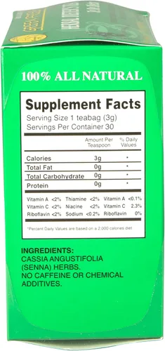 Vista 4 de Té de hierbas Green Fresh Extra Strength (30 unidades), 2.11 onzas