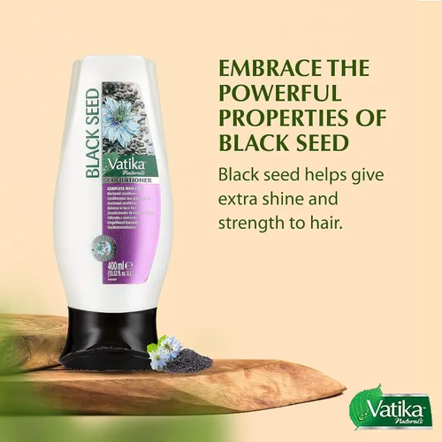 Vista 4 de Acondicionador de semillas negras Dabur Vatika Naturals