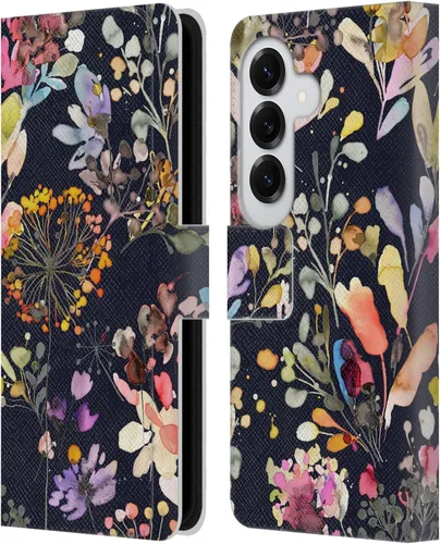 Vista 191 de Head Case Designs Officially Licensed Ninola Beige Wild Grasses Leather Wallet Case Compatible with Samsung Galaxy A07 4G