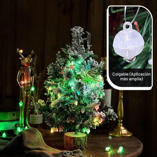 Vista 5 de ZGWJ 50 piezas de luces de globo mini, funciona con pilas, luz redonda impermeable LED de tiempo de espera prolongado para globo de cumpleaños