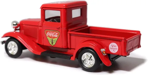 Vista 5 de Motor city classics Coca-Cola Diecast coleccionable 1934 Ford Pick-Up 'Refresh Your Guests' 1:43 Modelo a escala fundida a presión 443031